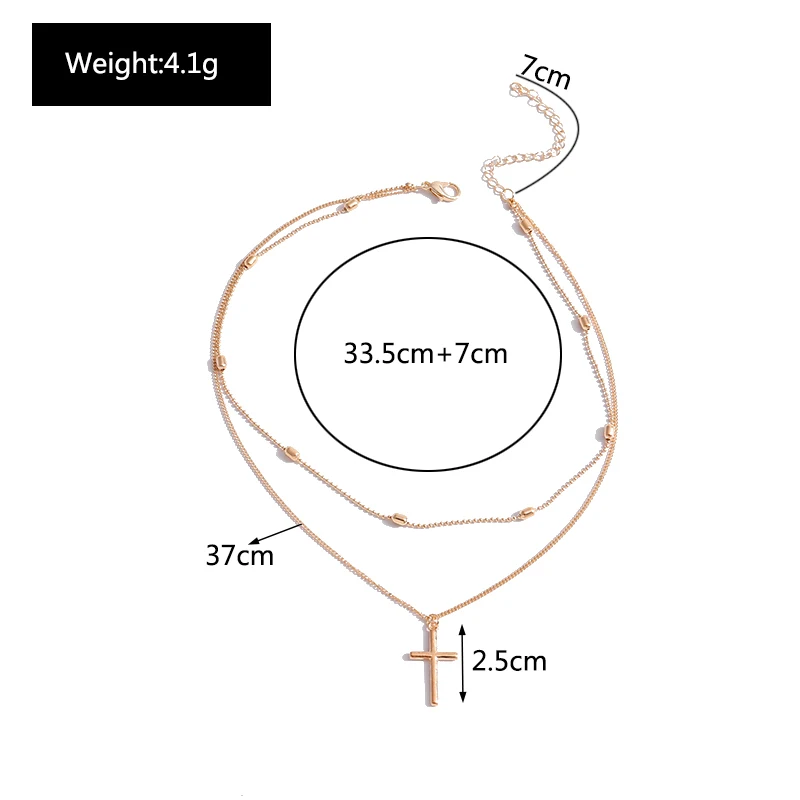 Colar de Pingentes Românticos com Corrente Multicamadas para Mulheres - Imagem 6
