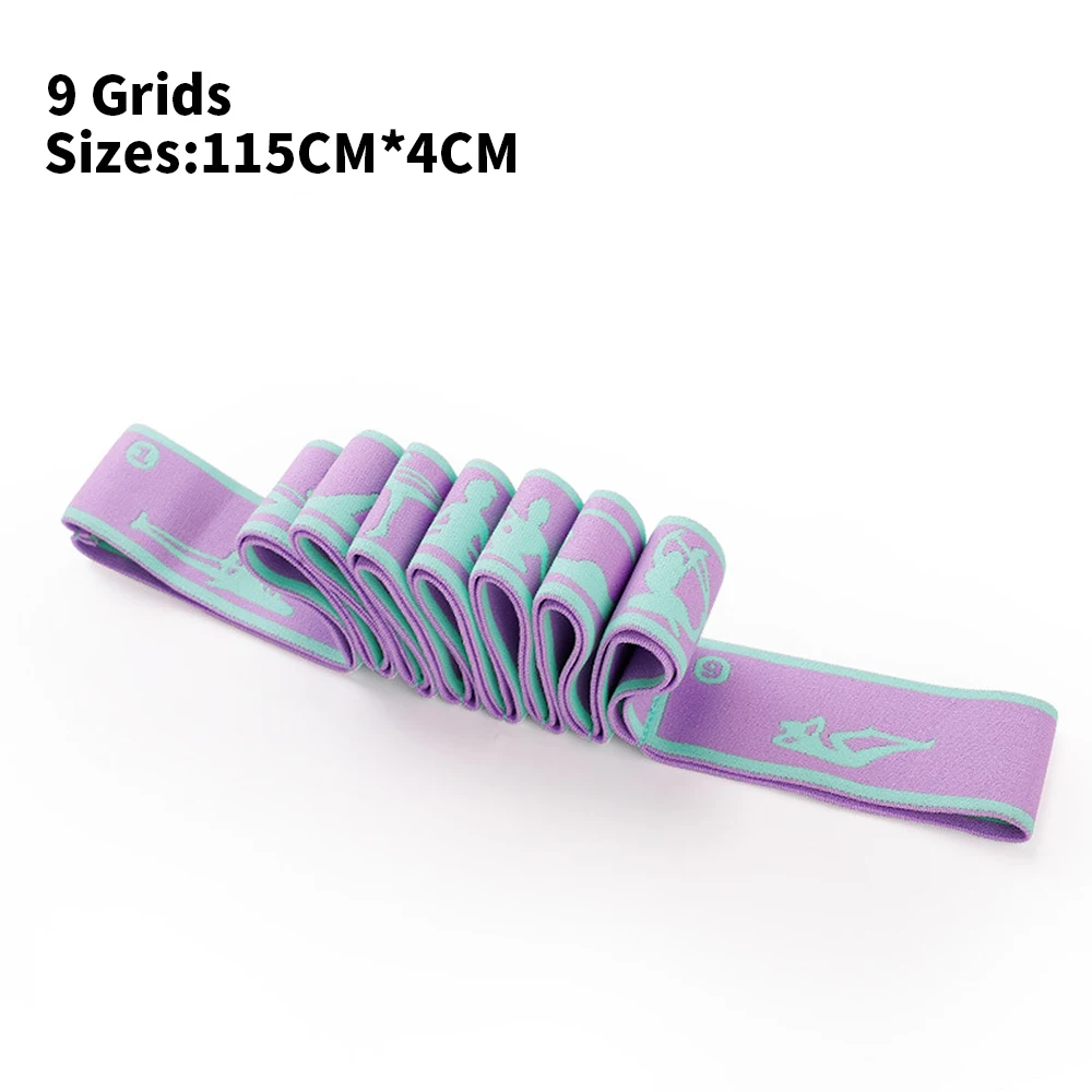 Faixa Elástica de Resistência Multi-Seções para Yoga e Treino Fitness - Imagem 6