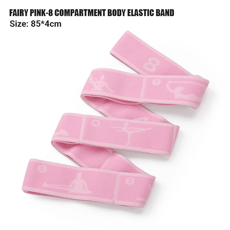 Faixa Elástica de Resistência Multi-Seções para Yoga e Treino Fitness - Imagem 11