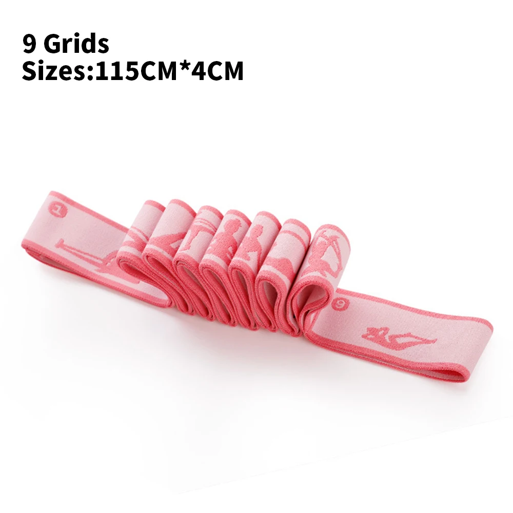 Faixa Elástica de Resistência Multi-Seções para Yoga e Treino Fitness - Imagem 3