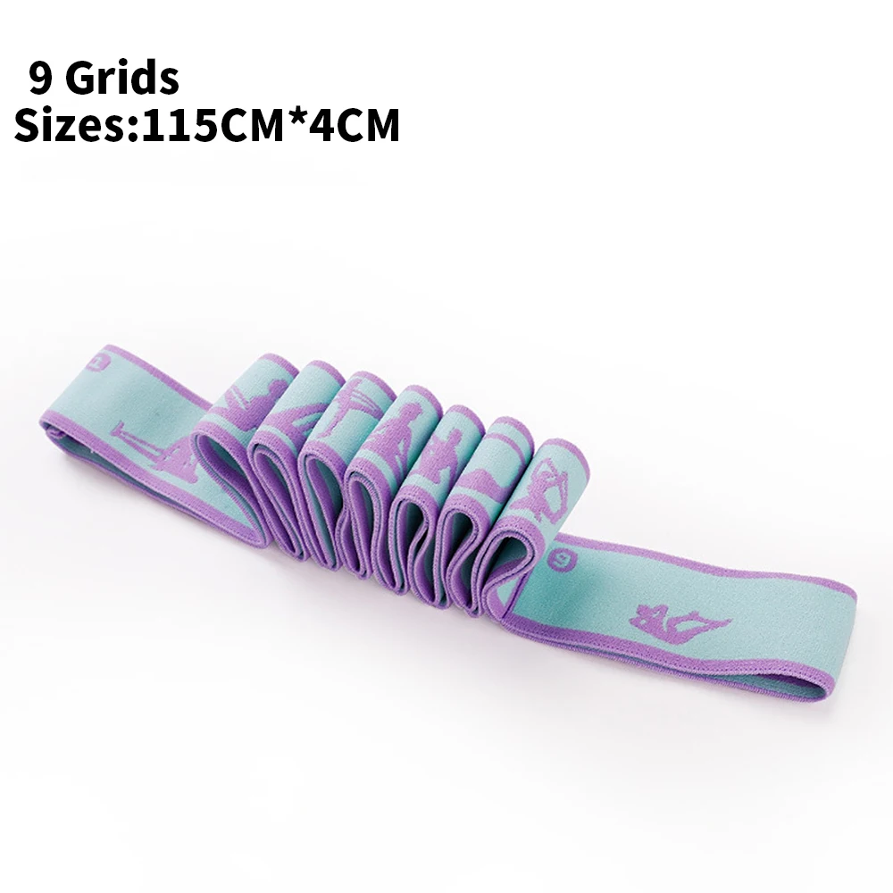 Faixa Elástica de Resistência Multi-Seções para Yoga e Treino Fitness - Imagem 4