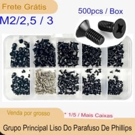 Kit de Parafusos Variados para Notebook e Laptop – 500 Peças