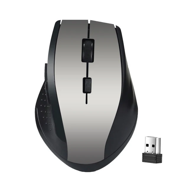Mouse Wireless 2.4GHz 1200DPI 6 Botões com Receptor USB - Imagem 4