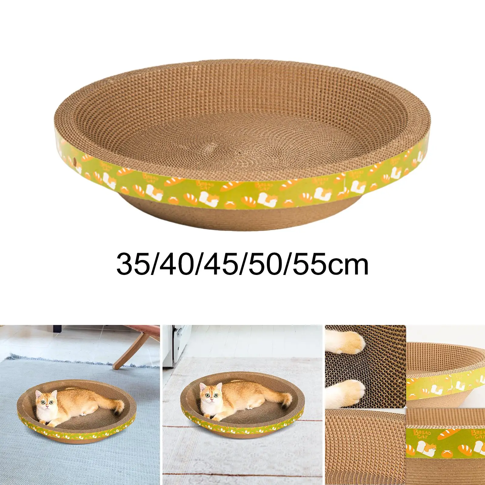 Arranhador de Papelão para Gatos - Cama e Descanso - Imagem 2