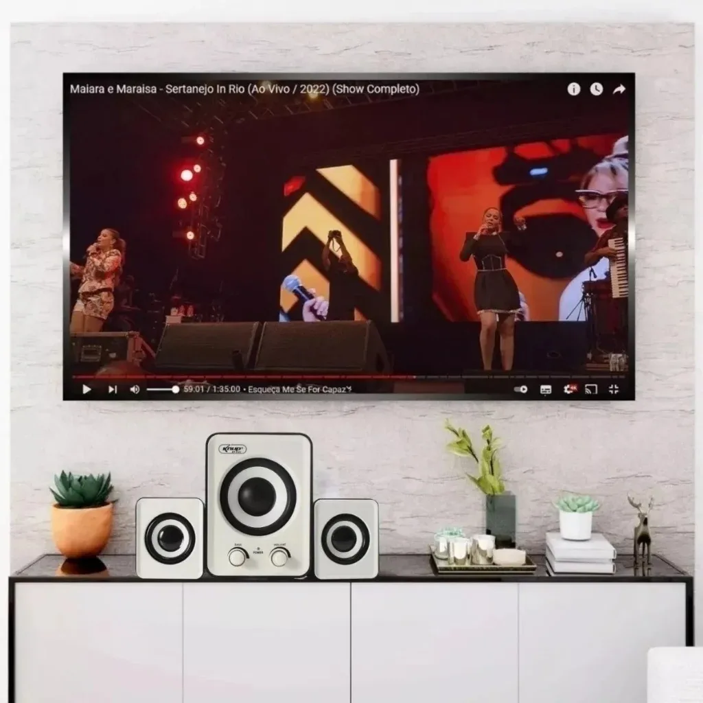 Caixa de Som Portátil USB com Subwoofer para PC e Notebook - Imagem 3