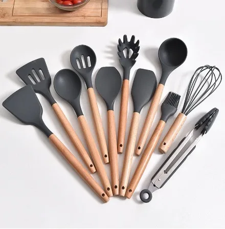 Conjunto de Utensílios de Silicone com 12 Peças, Antiferrugem e BPA-free - Imagem 2