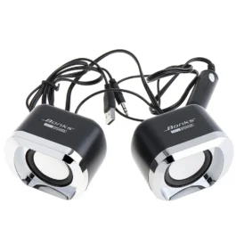 Caixa de Som Estéreo Subwoofer Portátil USB para PC e Celular