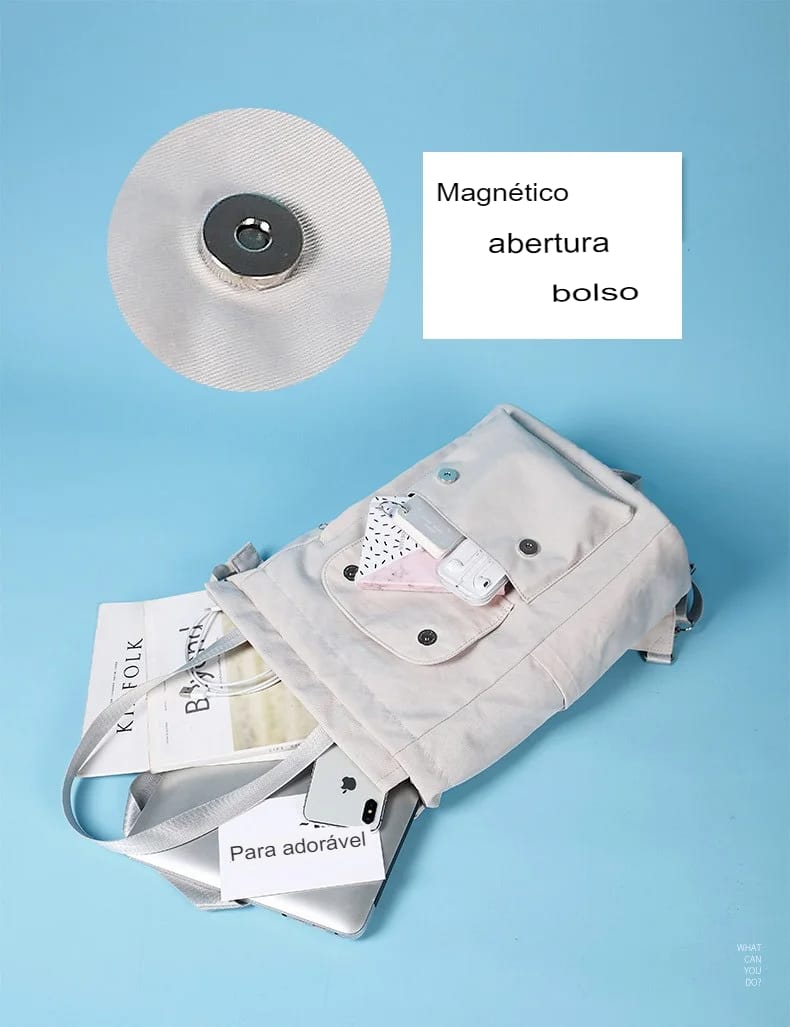 Mochila Feminina Impermeável para Notebook de 39,60 cm - Imagem 7