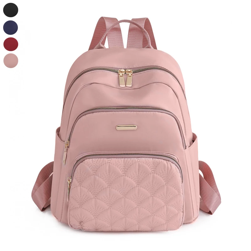 Mochila Feminina Leve com Grande Capacidade para Viagem