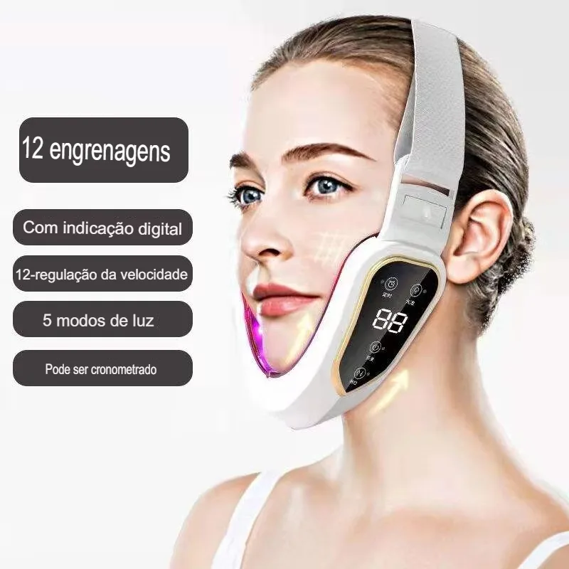 Dispositivo Facial de Fototerapia LED e Massagem Vibratória para Lifting - Imagem 5