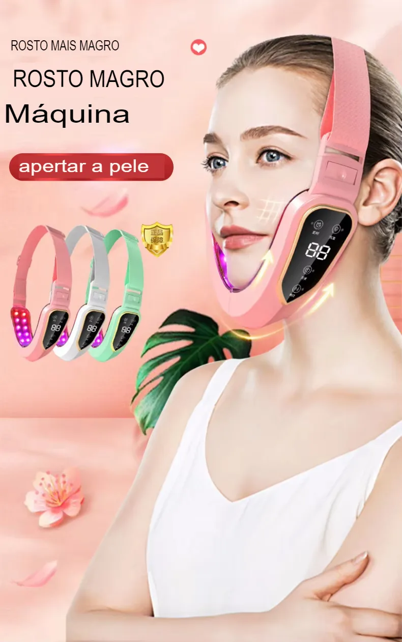 Dispositivo Facial de Fototerapia LED e Massagem Vibratória para Lifting - Imagem 6