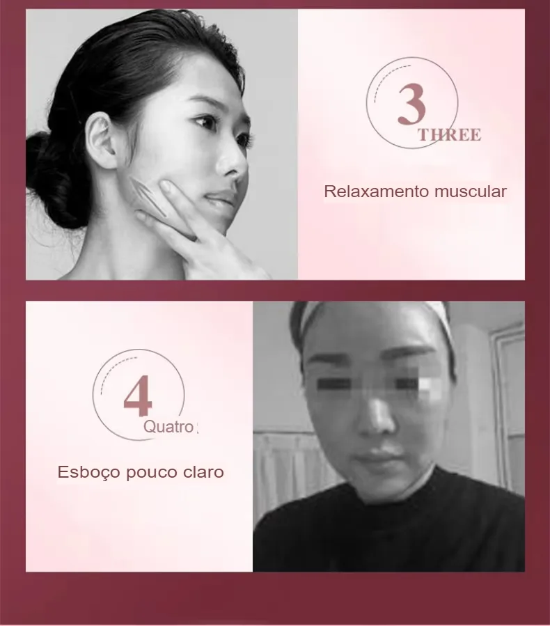 Dispositivo Facial de Fototerapia LED e Massagem Vibratória para Lifting - Imagem 10