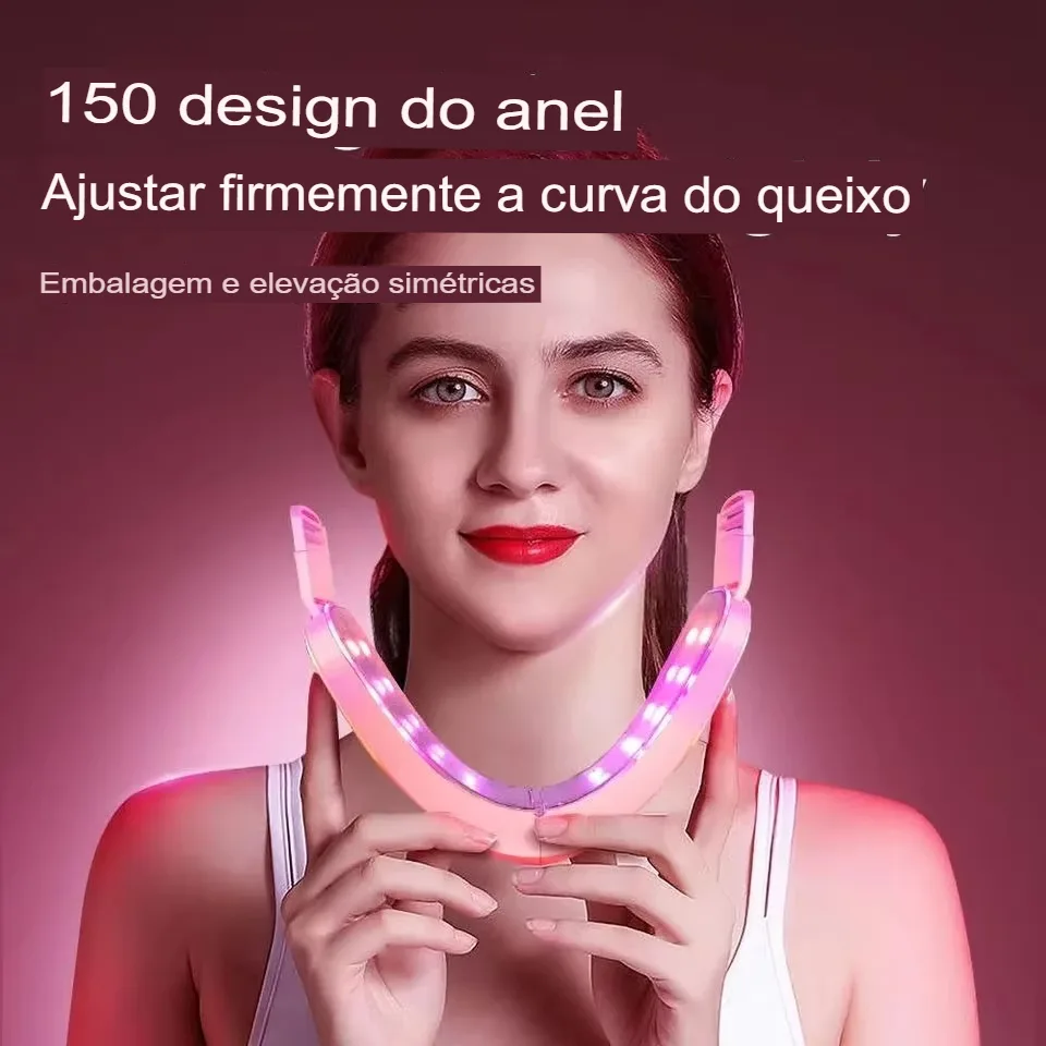 Dispositivo Facial de Fototerapia LED e Massagem Vibratória para Lifting - Imagem 14