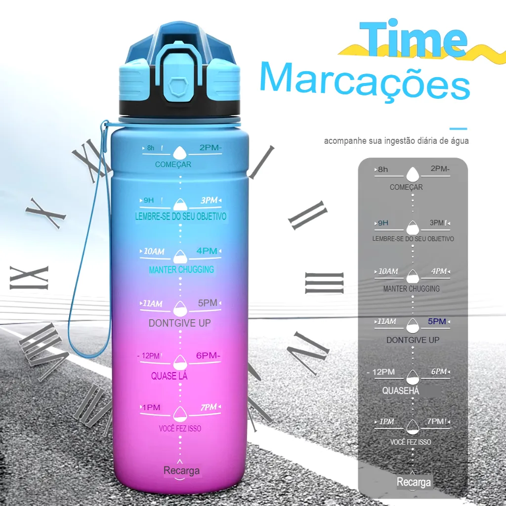 Garrafa Esportiva BPA Free - Leve e Antivazamento para Crianças e Adultos - Imagem 20
