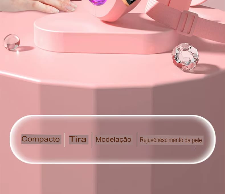 Dispositivo Facial de Fototerapia LED e Massagem Vibratória para Lifting - Imagem 17