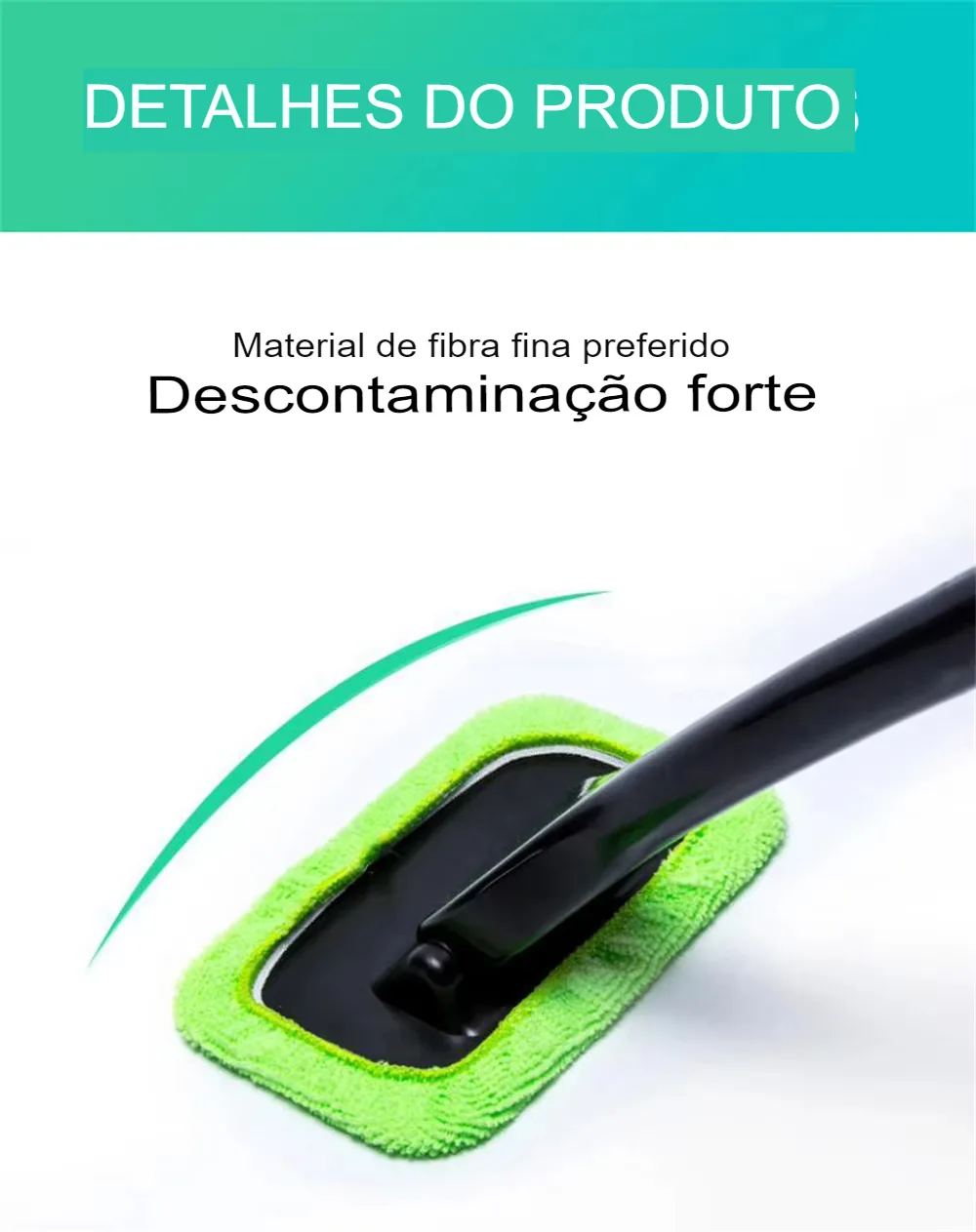 Kit Limpador de Vidros com Cabo Longo para Carros e Caminhões - Imagem 14