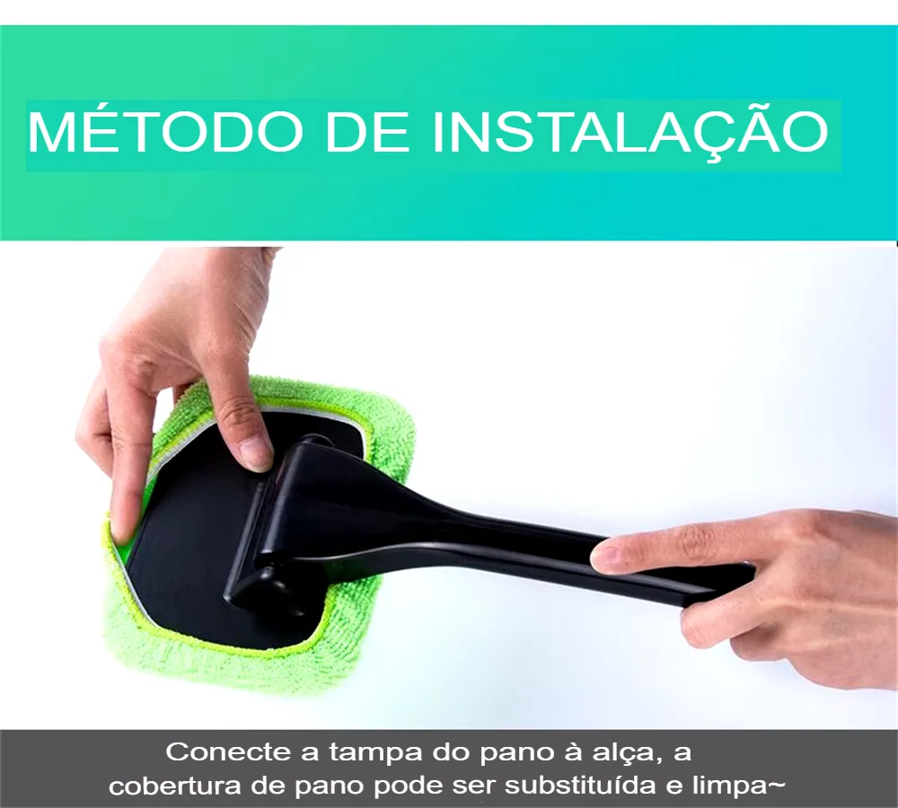 Kit Limpador de Vidros com Cabo Longo para Carros e Caminhões - Imagem 15