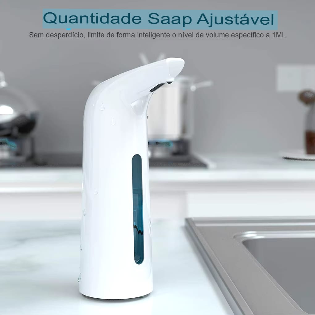 Dispenser Automático Sem Toque com Sensor IR - Dourado - Imagem 16