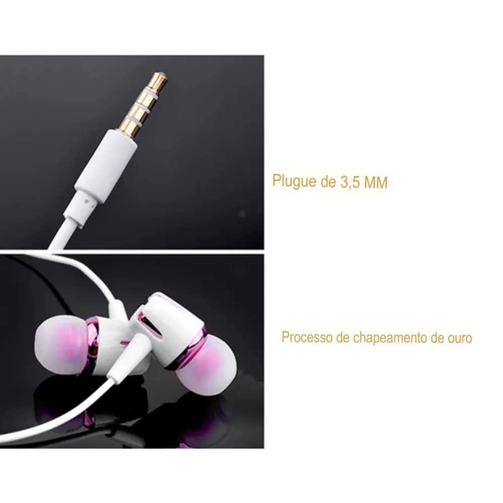 Fone de Ouvido In-ear Gaming Com Fio e Microfone, Cancelamento de Ruído - Imagem 22