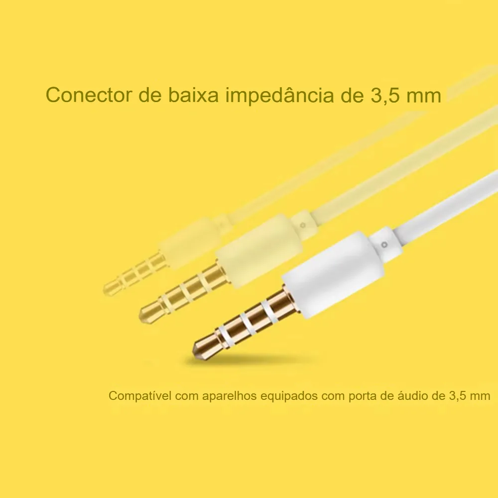 Fone de Ouvido In-ear Gaming Com Fio e Microfone, Cancelamento de Ruído - Imagem 23