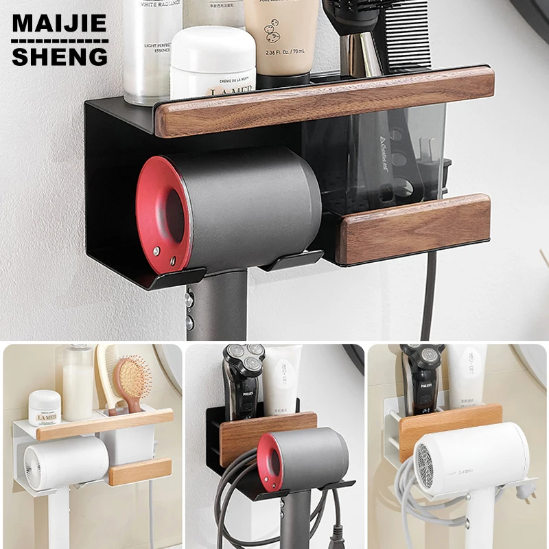 Organizador de Parede para Secador - Praticidade e Elegância no Banheiro