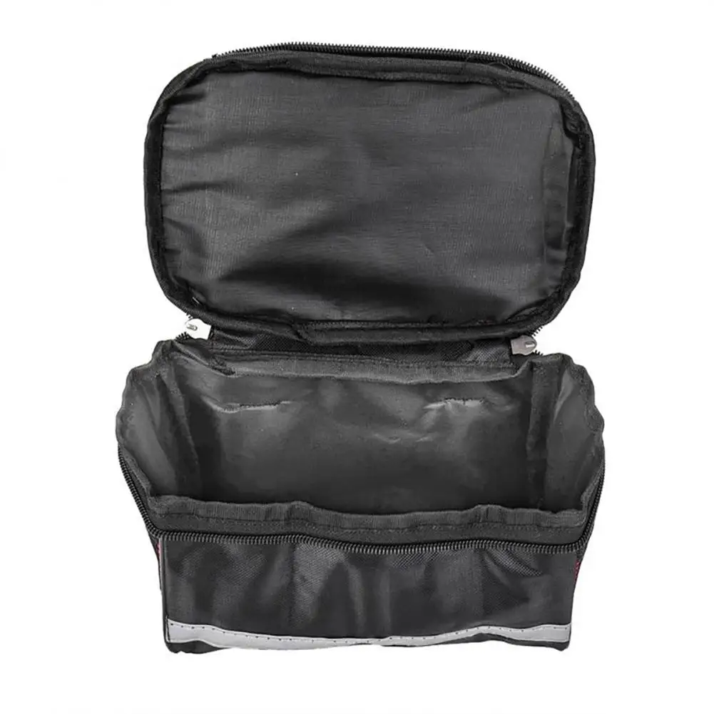 Bolsa de Guidão para Bicicleta Impermeável com Faixa Refletiva - Imagem 4