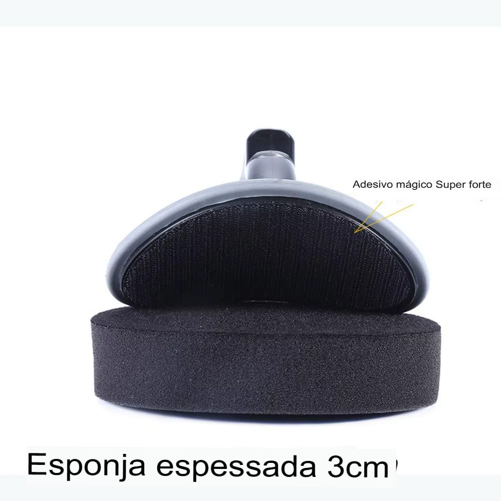 Pincel Detalhador de Pneus Portátil com Cobertura de Vedação e Aplicador de Cera - Imagem 12