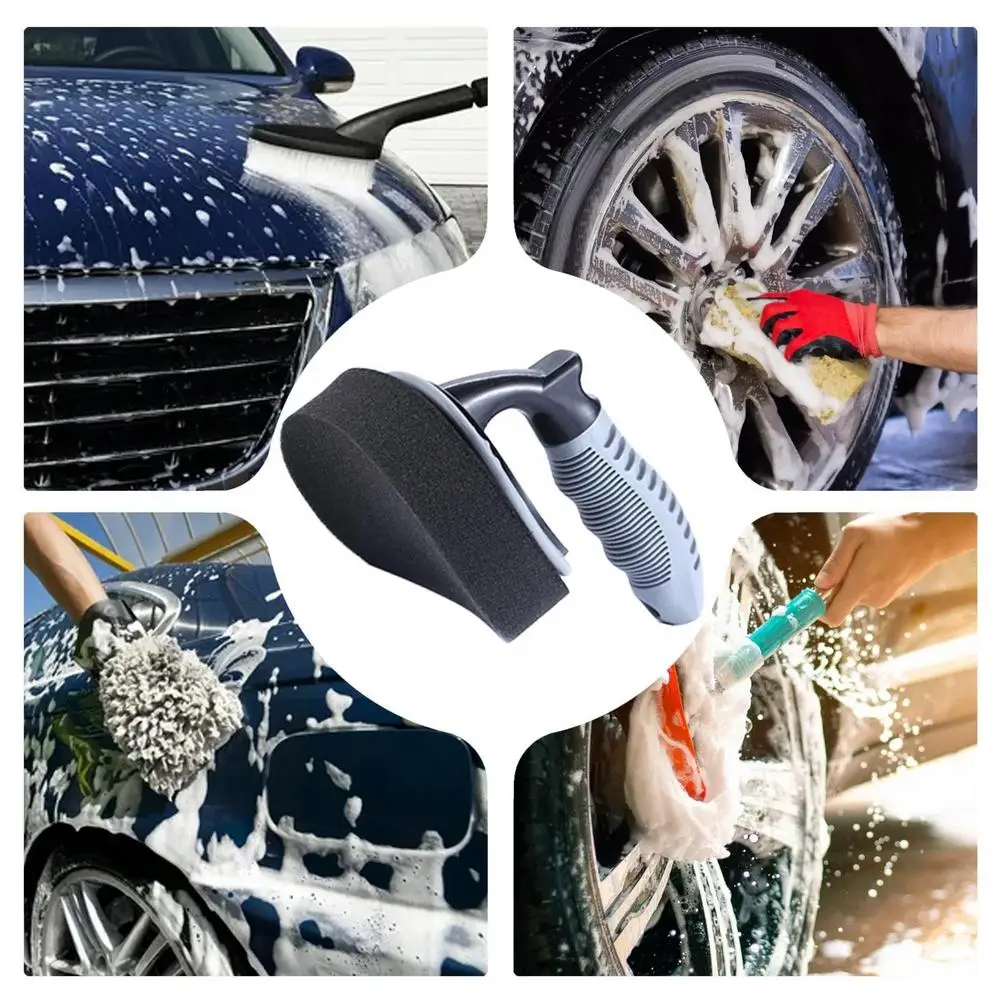 Pincel Detalhador de Pneus Portátil com Cobertura de Vedação e Aplicador de Cera - Imagem 8