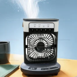 Ventilador Refrigerador Portátil 3 em 1 com Umidificador e Luz LED