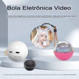 Bola de Memórias 3D: Vídeo, Som e Personalização. Presente Inesquecível!