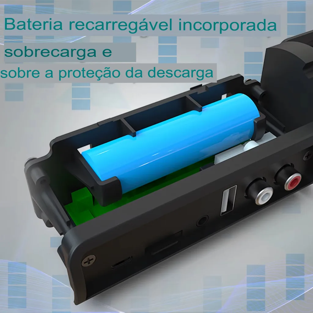 Soundbar Bluetooth 20W: Som Potente e Imersivo para Sua TV e Home Theater Sem Fio - Imagem 6