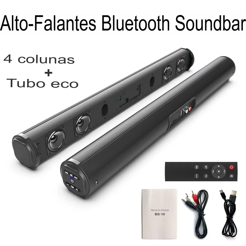 Soundbar Bluetooth 20W: Som Potente e Imersivo para Sua TV e Home Theater Sem Fio - Imagem 13