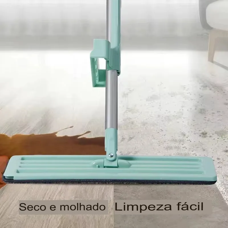 Esfregão Mágico 360° Mãos Livres: Limpeza Rápida e Eficiente para Casa e Escritório - Imagem 5