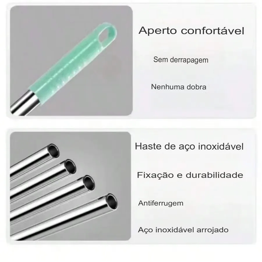 Esfregão Mágico 360° Mãos Livres: Limpeza Rápida e Eficiente para Casa e Escritório - Imagem 11