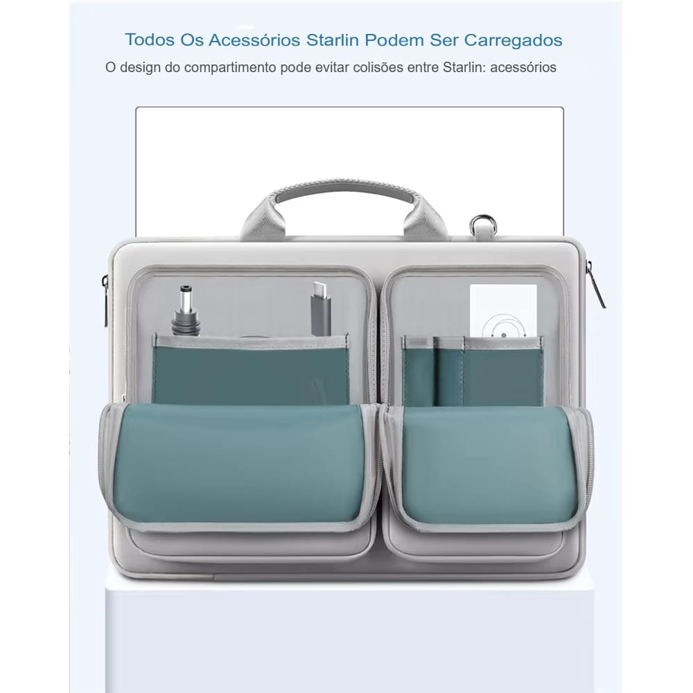 Bolsa Viagem Starlink Mini: Portátil, Impermeável e à Prova de Choque - Imagem 9