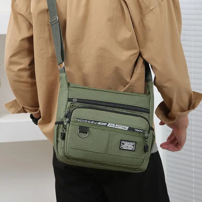 Bolsa Masculina Transversal Impermeável: Organização e Estilo Urbano - Imagem 6