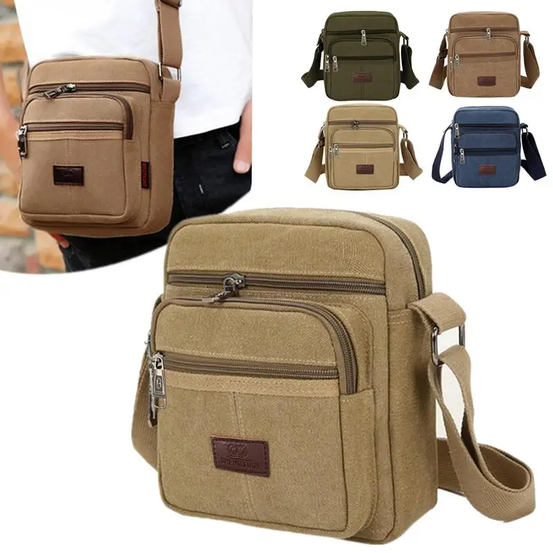 Bolsa Masculina Transversal Lona Premium: Versatilidade e Estilo para Trabalho e Lazer