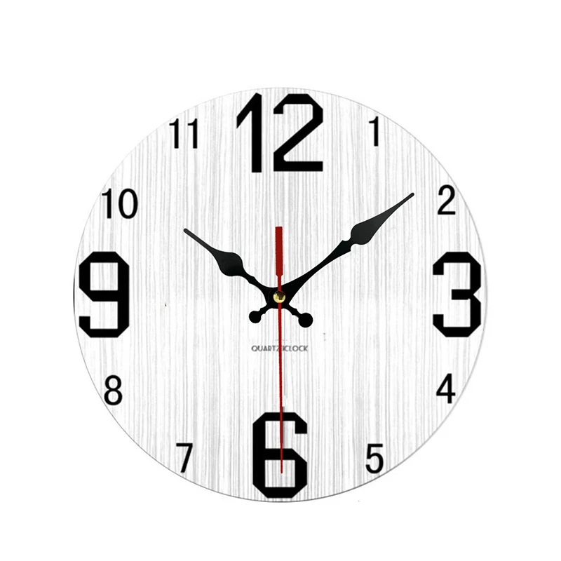 Relógio de Parede Vintage Silencioso 30cm: Charme Retrô para Sua Decoração - Imagem 6