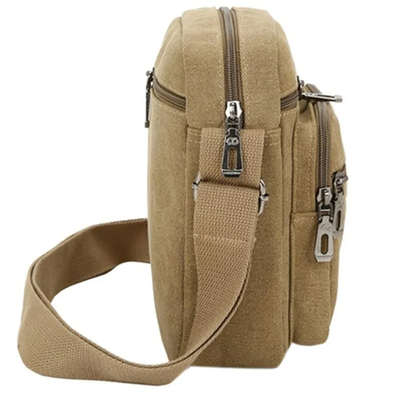 Bolsa Masculina Transversal Lona Premium: Versatilidade e Estilo para Trabalho e Lazer - Imagem 16