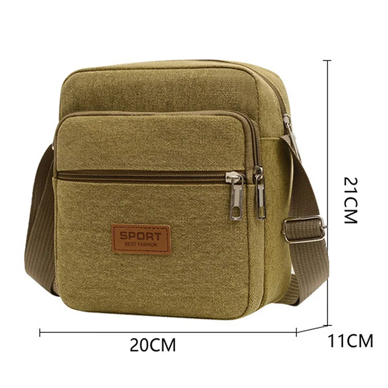 Bolsa Masculina Transversal Lona Premium: Versatilidade e Estilo para Trabalho e Lazer - Imagem 23