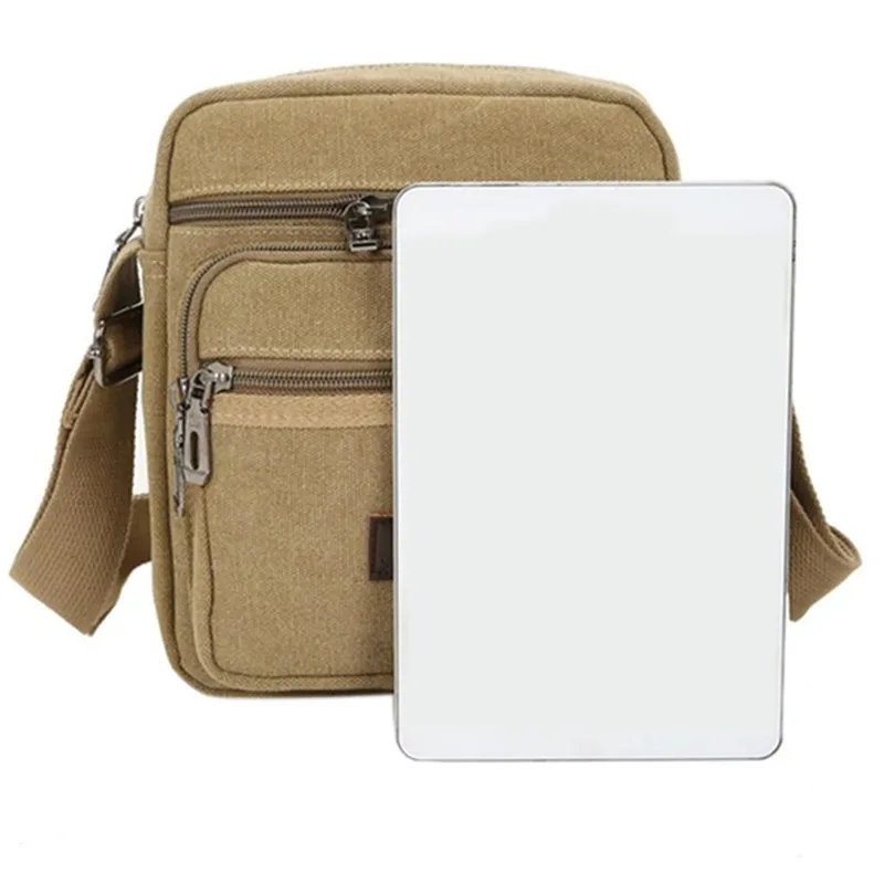 Bolsa Masculina Transversal Lona Premium: Versatilidade e Estilo para Trabalho e Lazer - Imagem 15